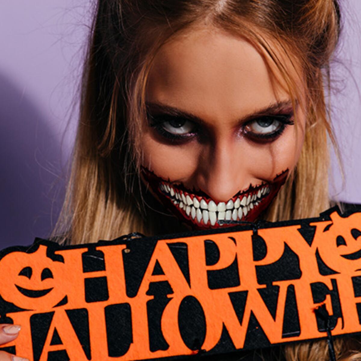 Halloween Temporary Tattoo Stickers - 18 Sheets Spooky Designs
