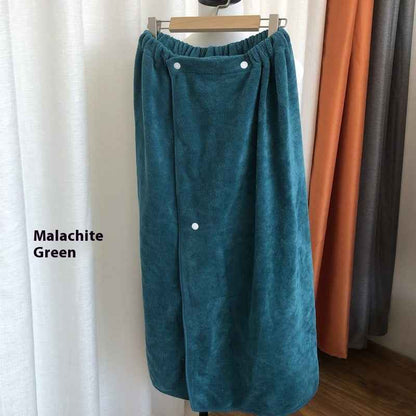 Wearable Bath Towels Buckle Elastic Lint