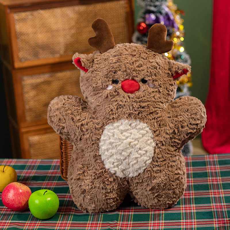 Plush Pillow Christmas Tree Decorative Gift Doll - Holiday Cushion