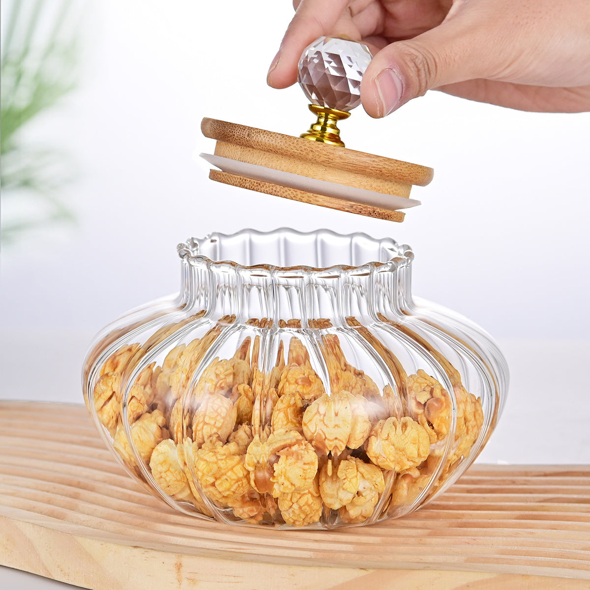 Borosilicate Glass Storage Jar - Sealed Coffee & Kitchen Container
