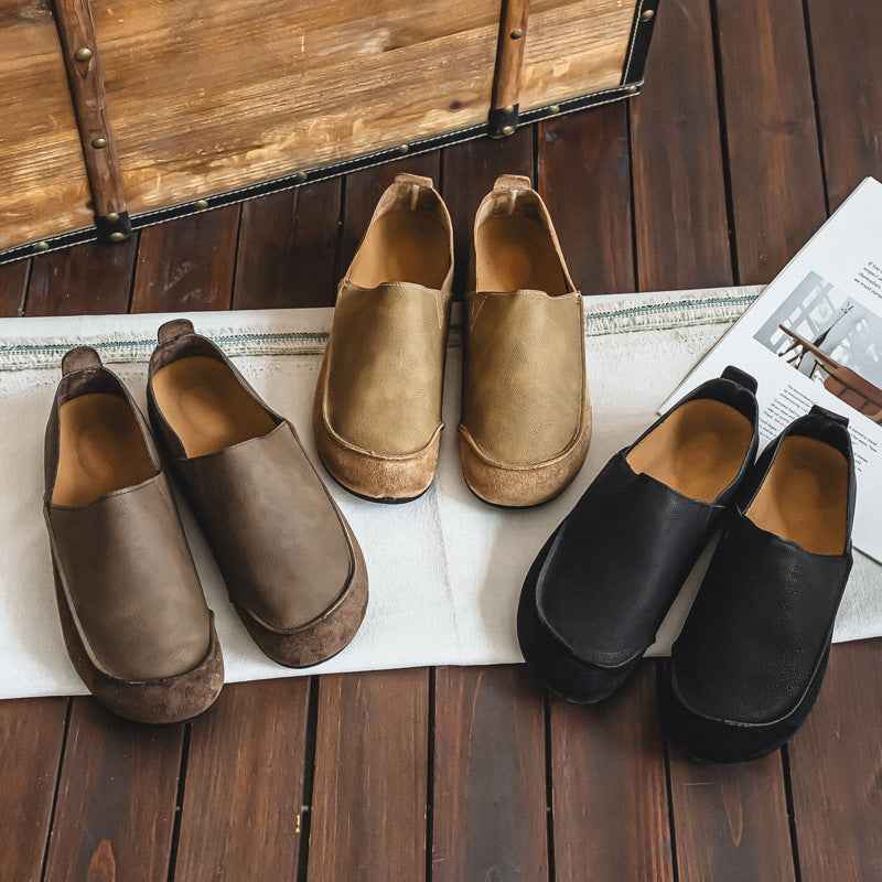 Men's Versatile Slip-on Casual Shoes With Soft Soles
