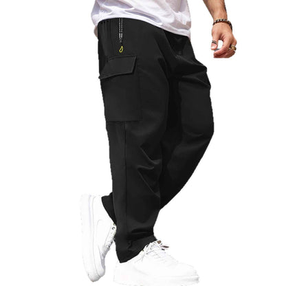 Breathable Cargo Pants Retro Workwear