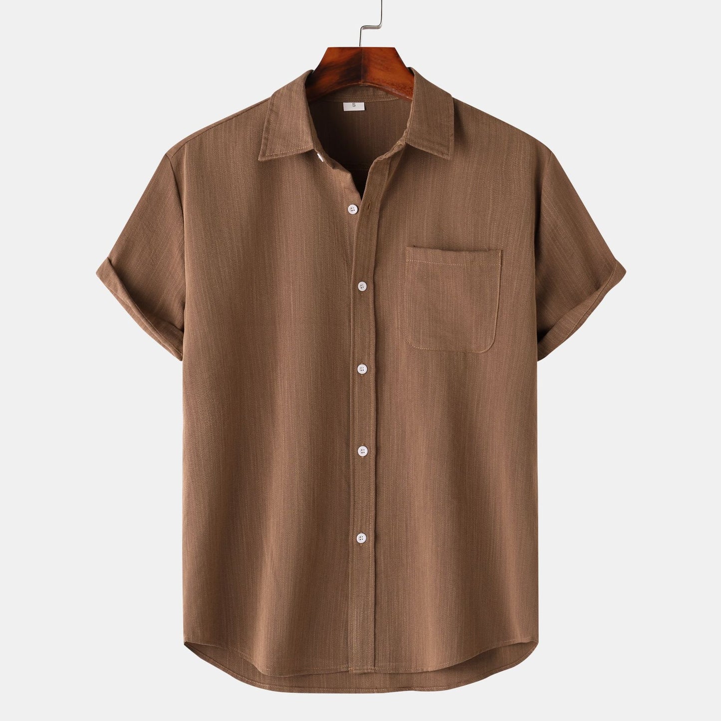 Men's Premium Linen Shirt - Breathable Long Sleeve Design