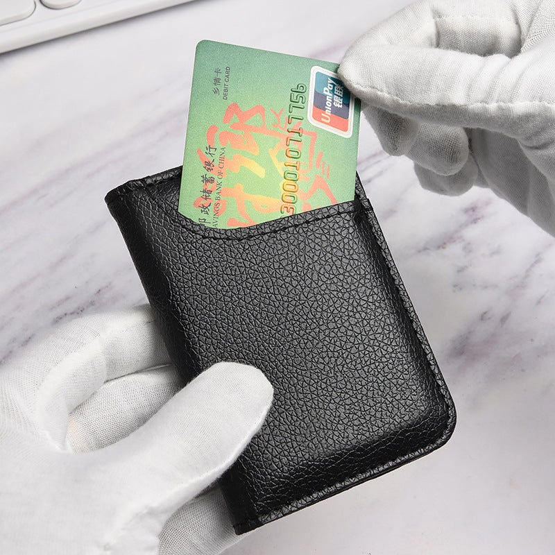 Men's Multi-Functional Card Holder Wallet - Portable Multi-Slot Design