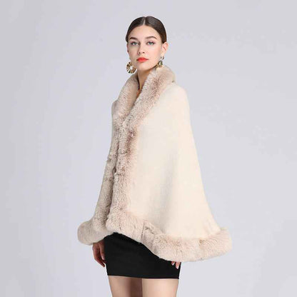 Shawl Cape Knitted Cardigan Coat For Women