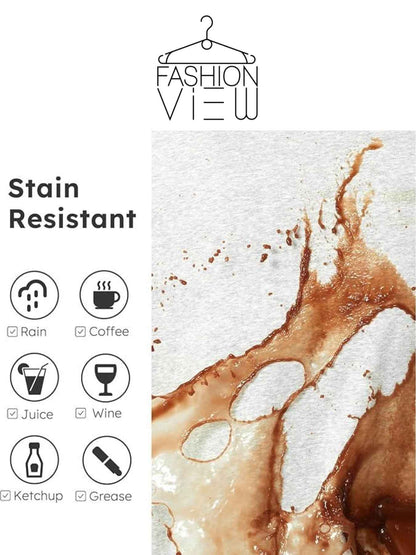 Men's White Basic Crewneck T-Shirt - Water Repellent Cotton Polyester Tee