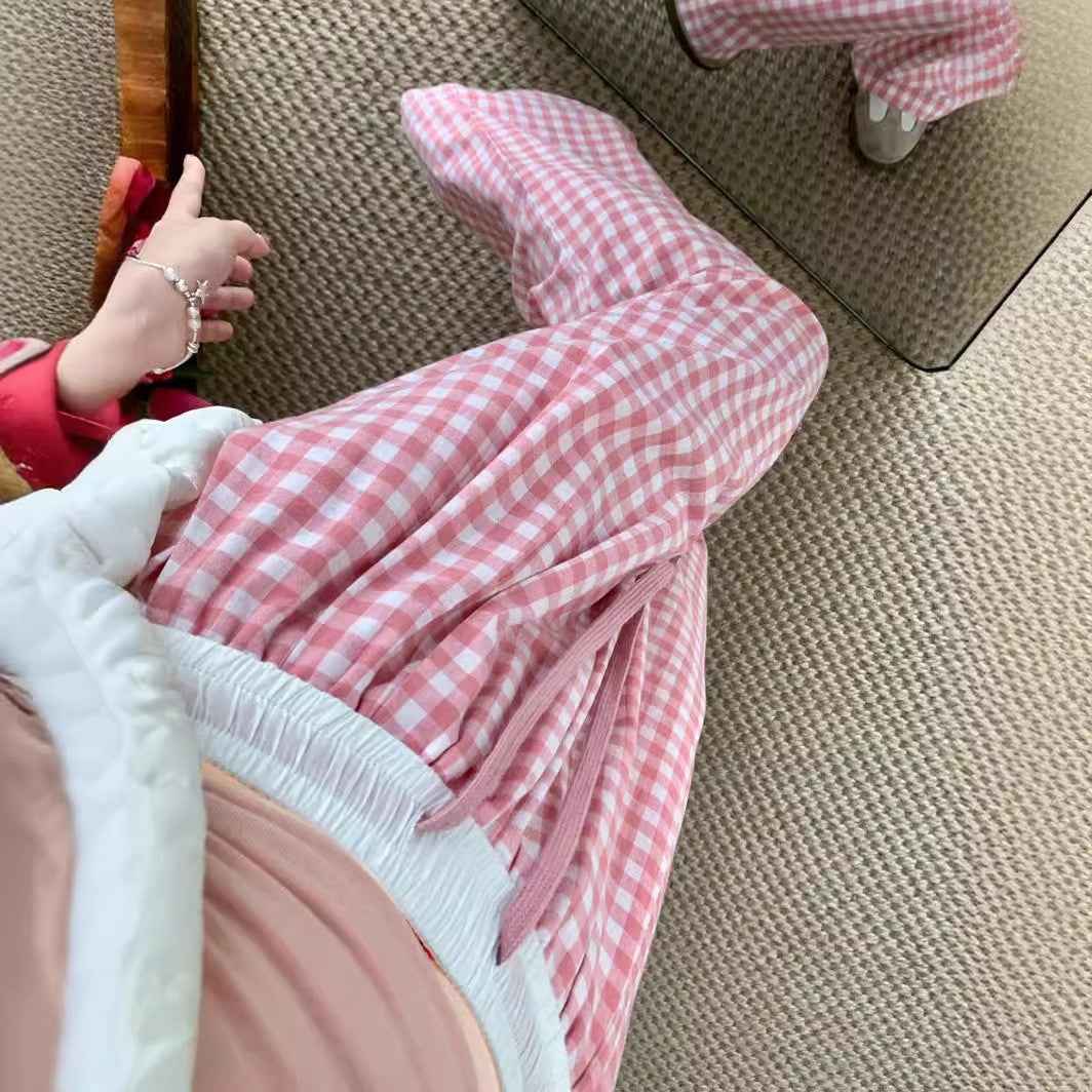 Women's Thin High-Waist Drape Straight Versatile Casual Pants