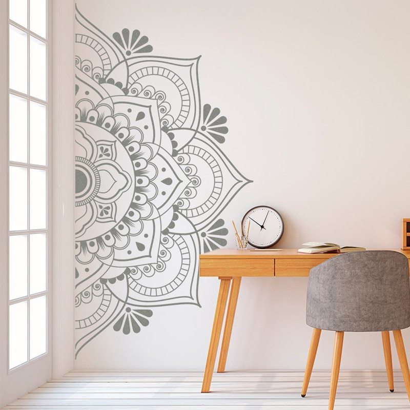 Home Yoga Mandala Decoration Wall Sticker - DropOnline.co