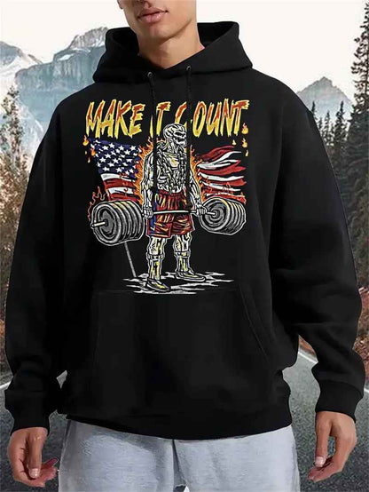 Men's Hoodie - Essential Pullover Hooded Sweatshirt