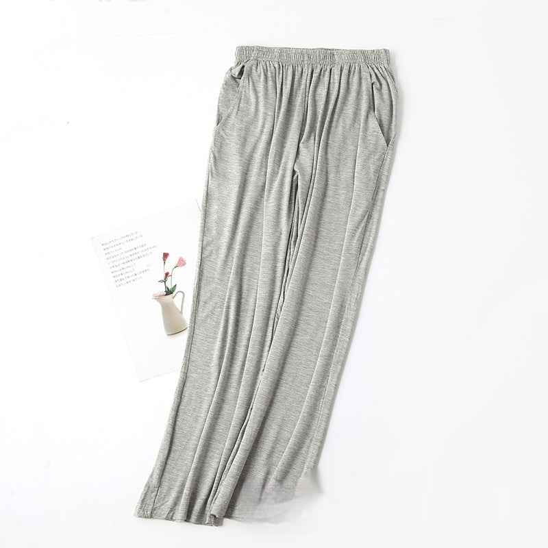 Loose Large Size Pants With Pockets Home Pants, Breathable