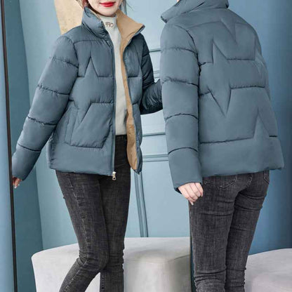 Women's Short Cotton Jacket Korean Style