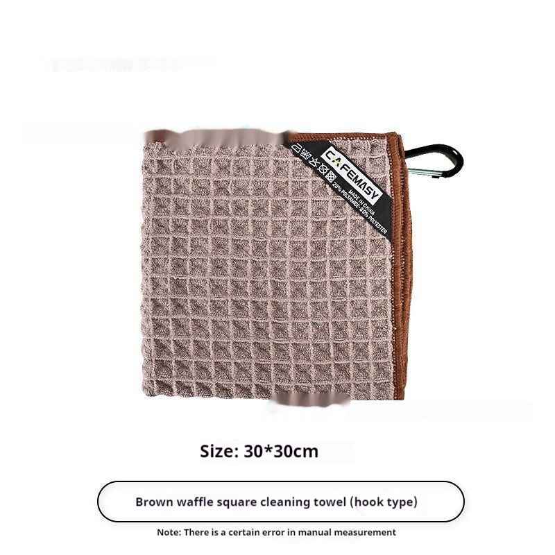 Waffle Towel Microfiber Coffee Cleaning Household Towels