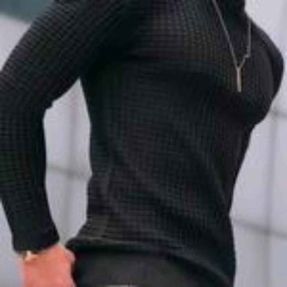 Unisex Jacquard Round Neck Hoodie - Quality European American Sizing