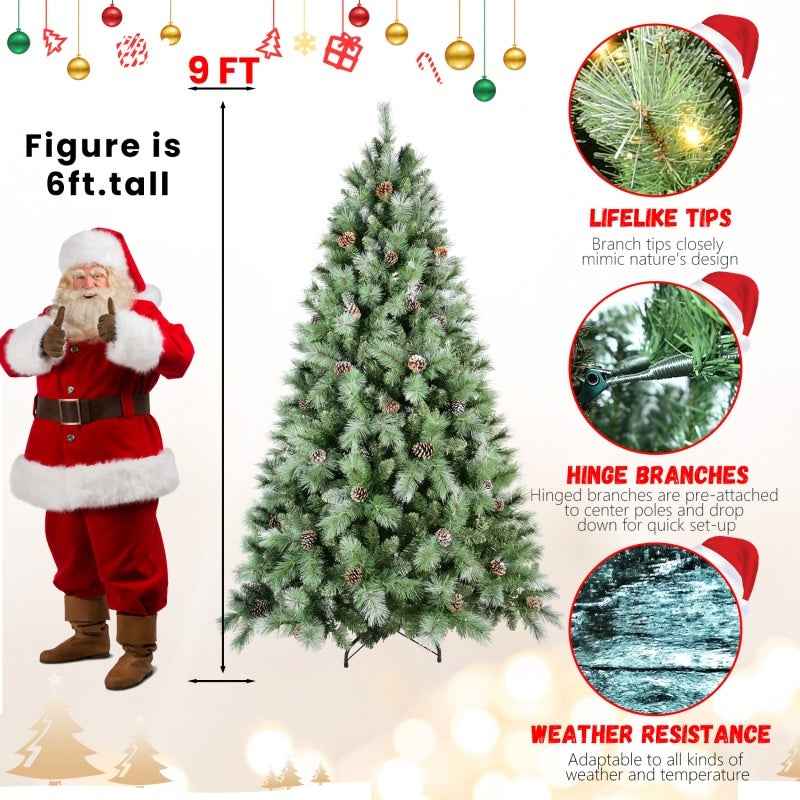 PVC Christmas Tree - Traditional Artificial Tree, Multiple Sizes