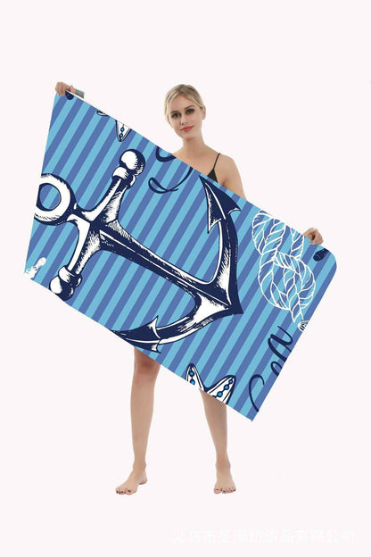 Fashion Duplex Printing Quick-drying Beach Towel