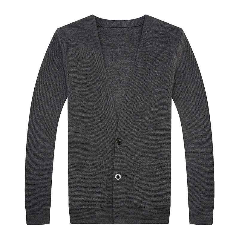 Outwear Sweater Youth Simplicity Casual Men's Knitwear Coat