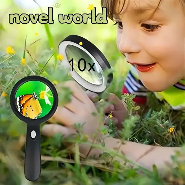 The Handheld Magnifying Glass With Light Is Suitable For Reading Books And Newspapers, Repairing Instruments, Observing Insects, And Is Also An Ideal Gift For Others.