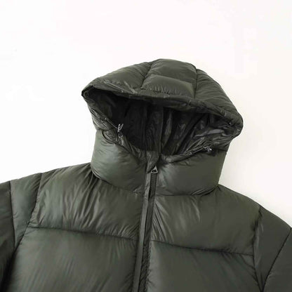 Simple And Versatile Hooded Two-tone Padded Cotton Jacket