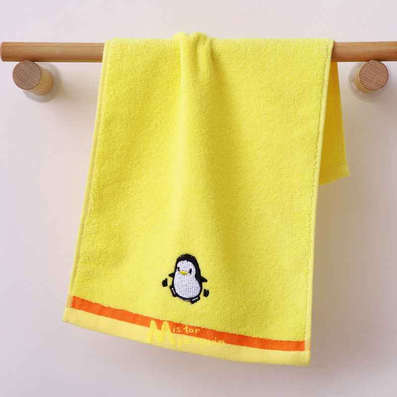 Children's Towel Home Soft Cartoon Face Towel Pure Cotton