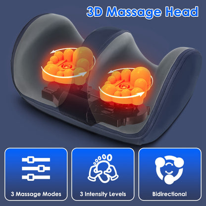 Shiatsu Foot Massager With Heat Foot Calf Thigh Arm Massager Machine With 3 Modes 3 Intensity Levels Gifts For Mom Dad Lover - DropOnline.co
