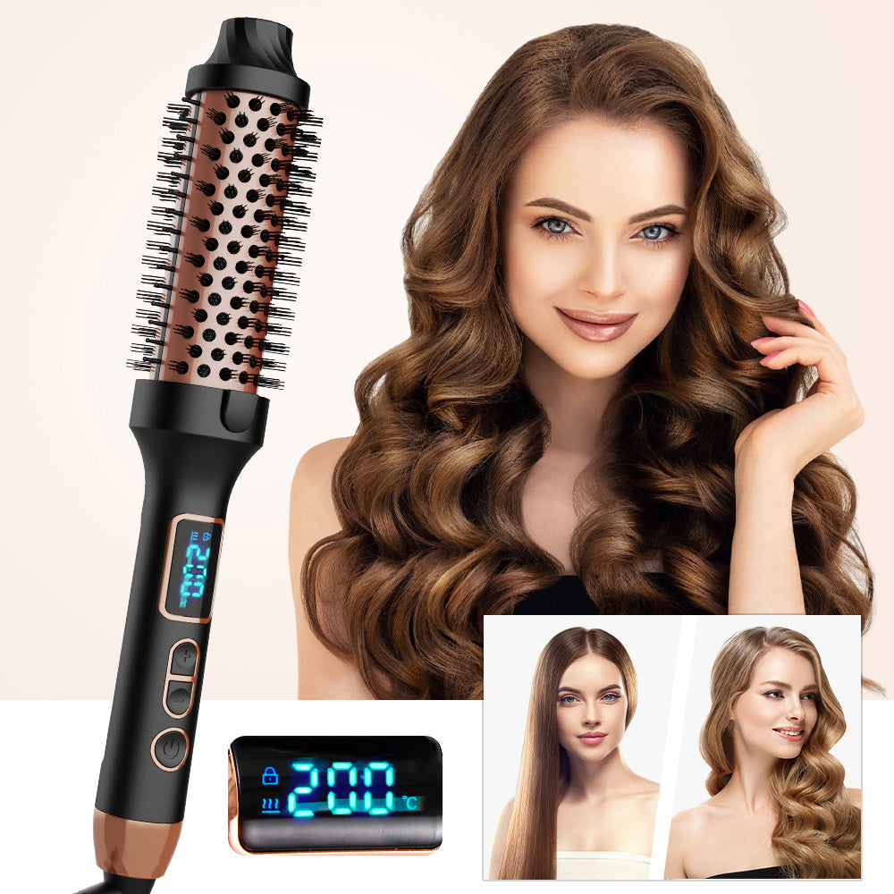 Electric Hair Curling Comb - Adjustable Temperature Ceramic Styler