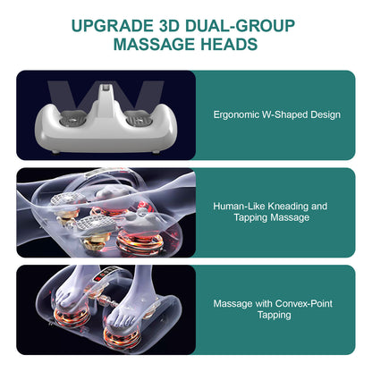 Leg Beauty Machine - Electric Foot Massager, Featuring Light Therapy Function, Adjustable Speed And Direction Control, Designed To Help Relax The Body And Relieve Pain - DropOnline.co