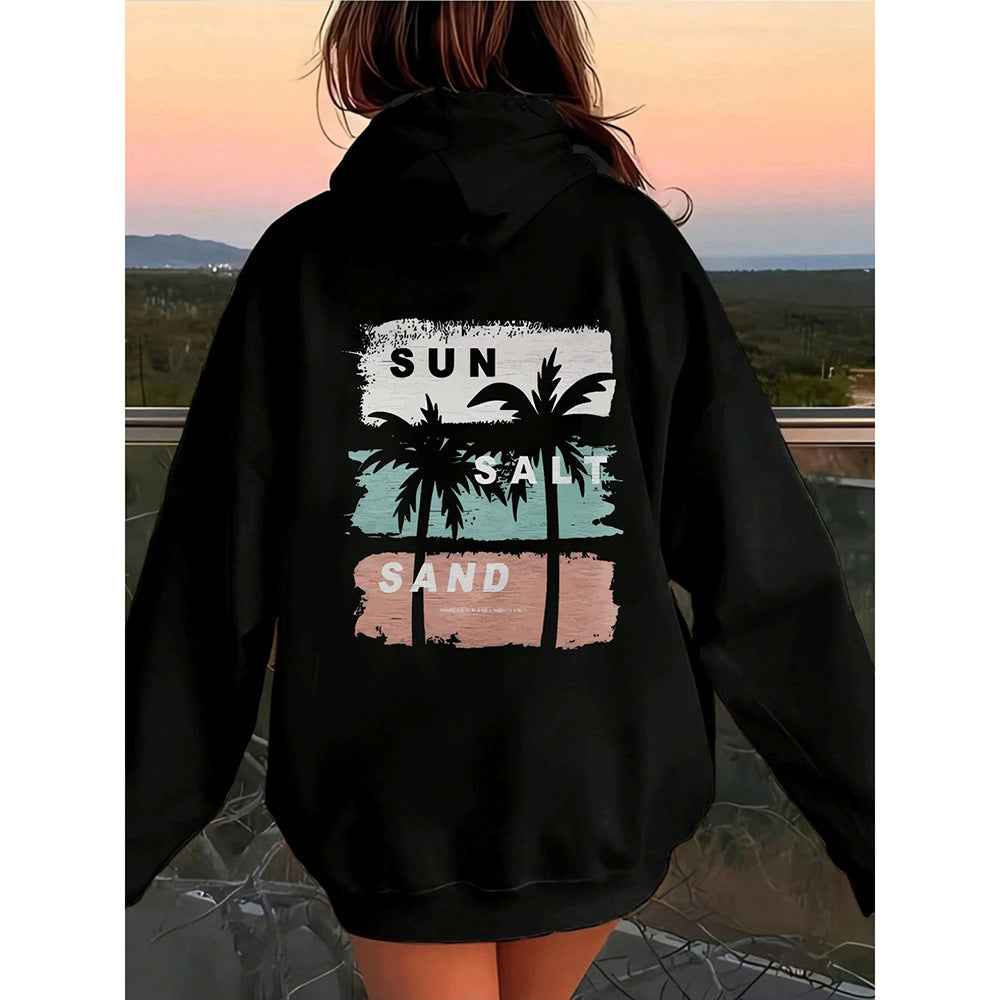 Hooded Hoodie Design With Printed Top