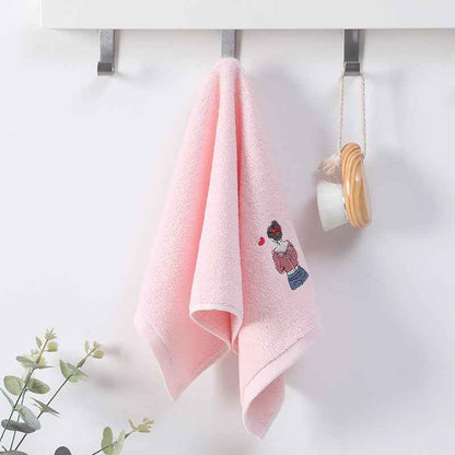 Children's Towel Home Soft Cartoon Face Towel Pure Cotton