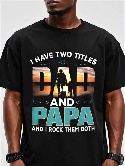 Men's Printed Short Sleeve T-Shirt - Fashion Casual Graphic Tee