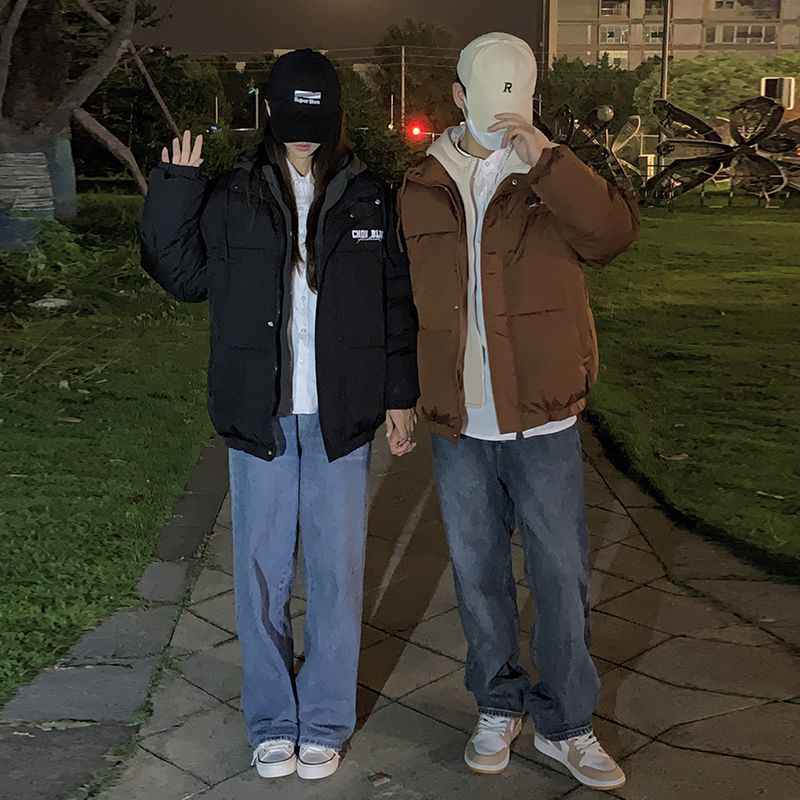 Winter Thickened Women's Warm Loose Large Size Student Cotton Coat