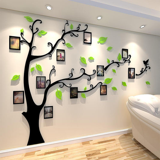 3D Acrylic Photo Tree Wall Stickers