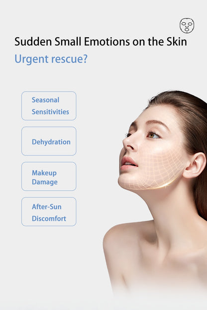 Skin Infiltration And Soothing Mask, Deep Cleansing, Brightening Skin Tone, Hydrating Mask - DropOnline.co