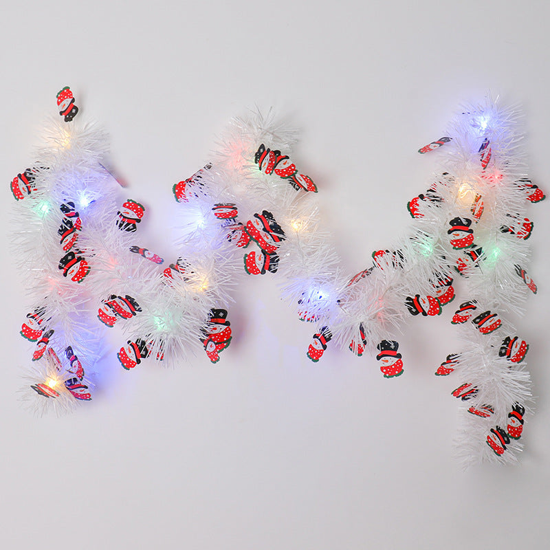 Christmas Ribbon LED Strip Lights - Festive Atmosphere String with Character Designs