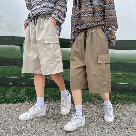 Men's Workwear Casual Shorts - Straight Leg Design