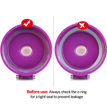 3 Color Options - 1Pc Fruit Infuser Water Bottle 32OZ Juice Shaker Sport With Flip Top Lid Anti-Slip Grips For Office Home Sport Running Walking Hiking - DropOnline.co