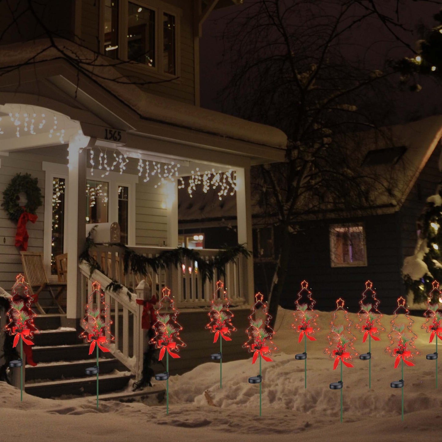 Christmas Tree Solar Stake Light