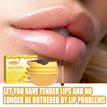EELHOE Honey Lip Mask Moisturizing Exfoliating Lip Care Bee Lipstick - DropOnline.co