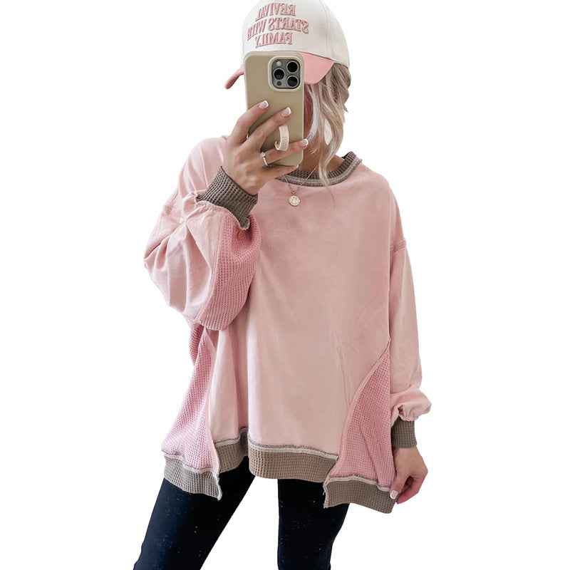 New Round-neck Long-sleeve Casual Versatile Hoodie