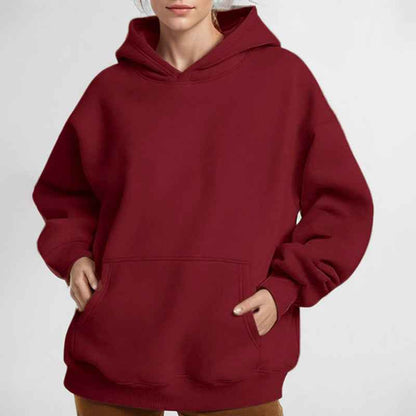 Loose Casual Temperament Long Sleeve Hooded Sweater