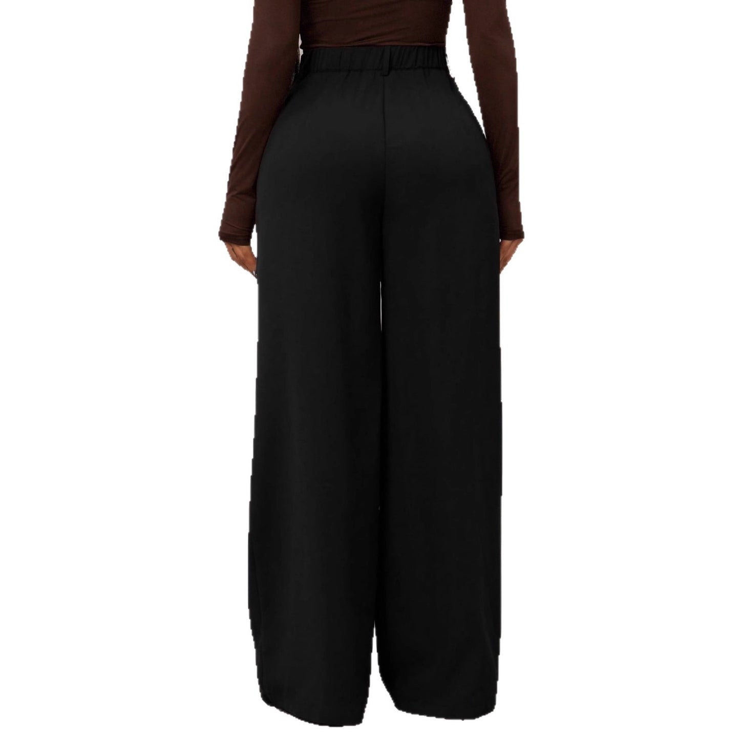 New Women's Casual Loose Straight-leg Business Commuting Wide-leg Pants