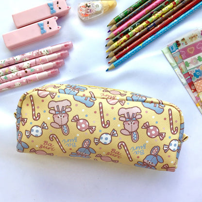 Printed Pencil Case Large Capacity Stationery Box For Elementary, Middle And High School Students - DropOnline.co