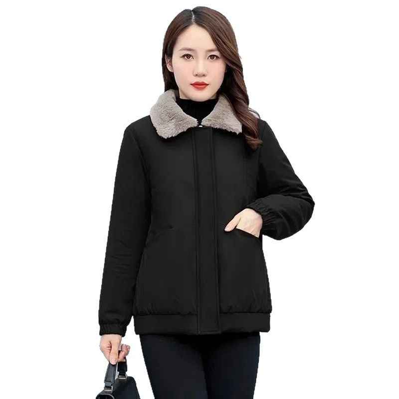 Thickened Versatile Warm Fleece Casual Jacket New Fashion Slim