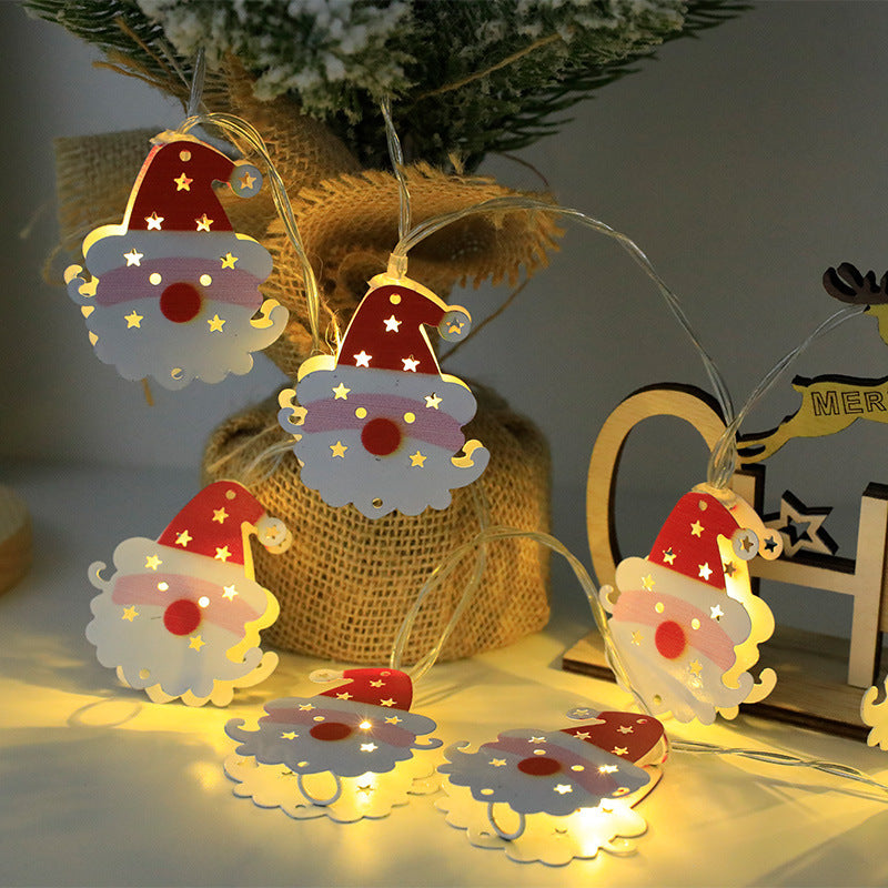 Christmas LED Character String Lights - Santa Claus Elk Snowman Ornament Decoration