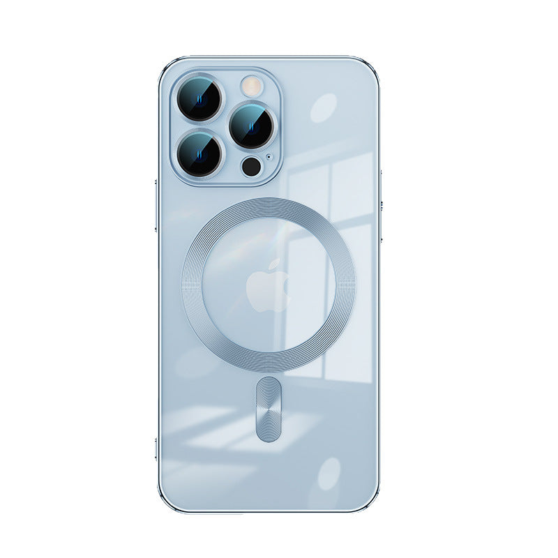 Magnetic Electroplated iPhone Case - Premium Transparent Design iPhone 16 Pro Max