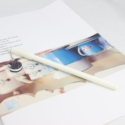 Pendant Gel Pen Student Creativity Popular Black And White - DropOnline.co