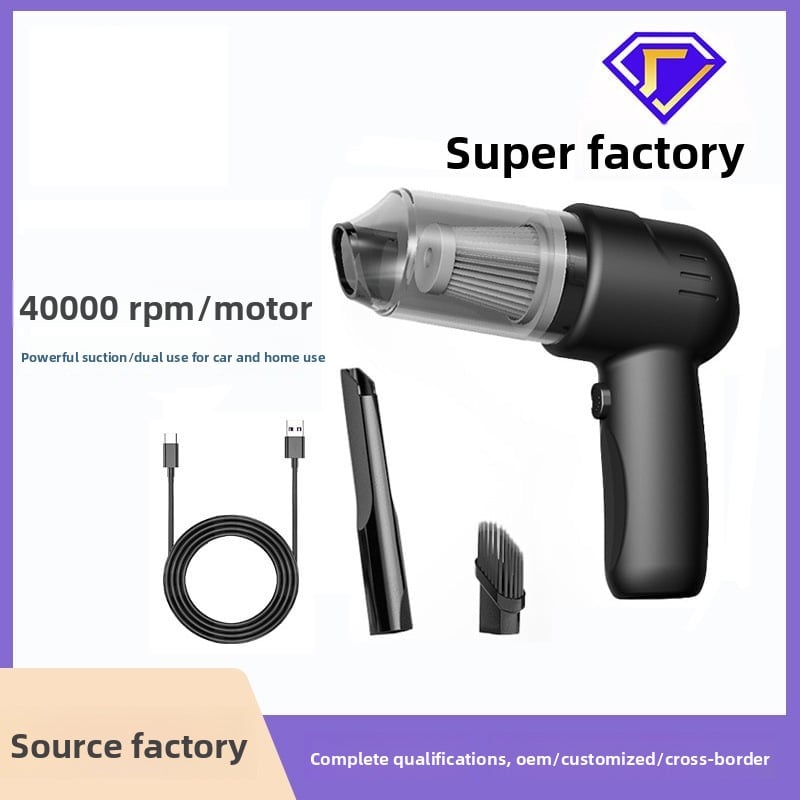 Car Interior Vacuum Cleaner - Portable Wireless Cleaning Device