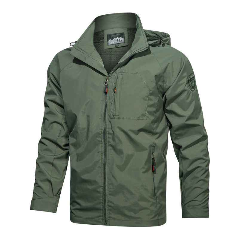 Men's Casual Windproof Thin Mountaineering Jacket
