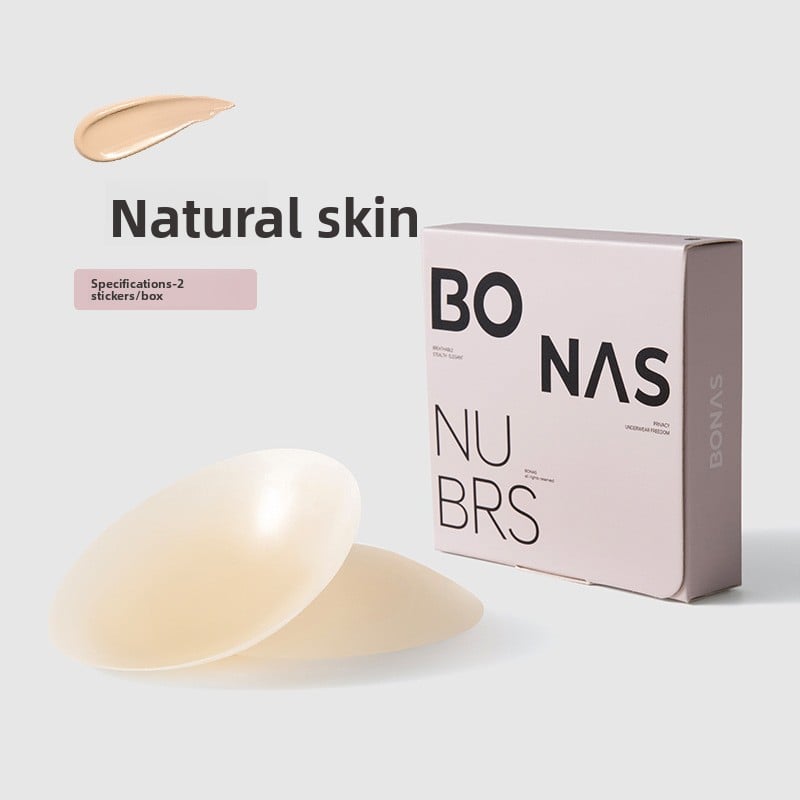 Bones Ultra-thin Silicone Breast Sticker Women's Anti-sagging Breast Sticker Small Chest Anti-running Light Sticker Anti-bump Nipple Sticker