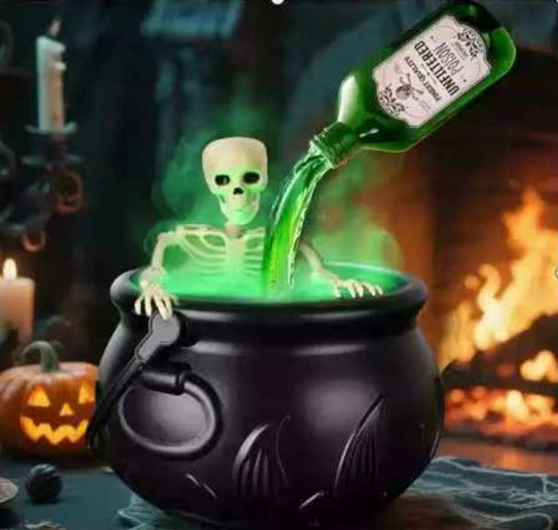 Halloween Black Wizard Bowl Magic Set - Float Bottle & Diffuser Props