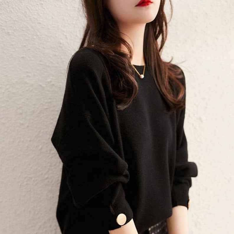 New Design Sense Niche Base Stylish Fashion Red Sweater